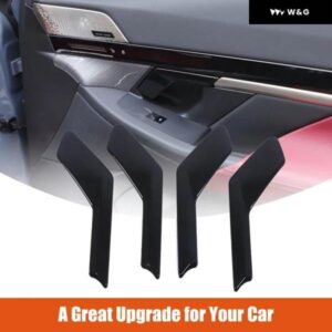 ABSカーボン車内 ドアハンドル カバー 4個 BMW 5シリーズ G60 2024-2025+ ドア グリップ 装飾 トリム アクセサリー - Dry　Carbon　Fiber