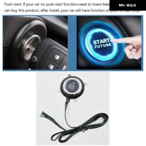 日産 キャシュカイ 2016〜2020年モデル プッシュ トゥ スタート ストップ リモートスタート コントロール とPKEキーレスエントリー システム パネル 付き を - 16-18　　panel　black
