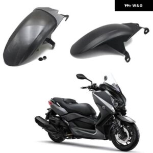 ヤマハ 300 400 2017-2021 オートバイ バイク リアフェンダー マッドガード マッドガード カバー スプラッシュホイール プロテクター - Black