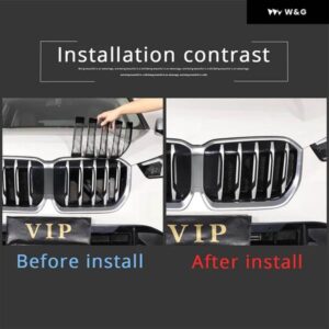 車用フロントミッドメッシュ 虫よけメッシュカバー BMW X1 U10 X デザインスイート 2023+ 外装 カスタムアクセサリー - style　2