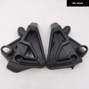 フロントサイド インジケーター ラジエーター カバー フェアリング ヤマハ FZ-10 MT-10 2016-2021 オートバイ バイク パーツ - Black