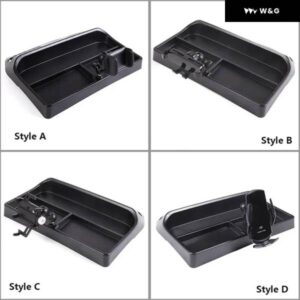 ハマー H3 2005-2009 ABS ブラック 車 ダッシュボード 携帯電話 ホルダー 収納 ボックス 携帯電話 ホルダー トレイ GPSナビゲーション スタンド - Style　A