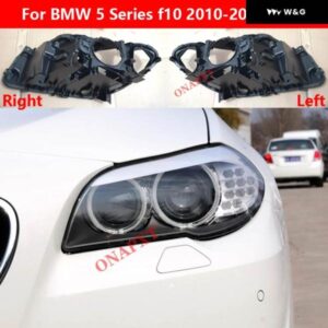 BMW F10 520 525 528 535 2010-2017 キセノン 7シリーズ E66 車用 ヘッドライト リアケース シェル ボトムシェル レンズ ハウジング - set　6