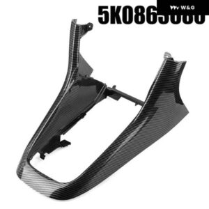 センター コンソール フレーム トリム シフト パネル カバー ゴルフ 6 MK6 2008-2013 5K0863680 ギア シフト パネル カバー カーボンパーツ