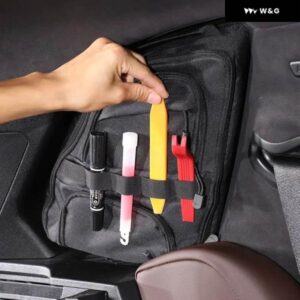 多目的車 トランク サイドウィンドウ 収納 バッグポーチ BMW X5 F15 G05 2014-2023 オーガナイザー 収納 ツール整理バッグアクセサリー - 19-23　Right　1PCS
