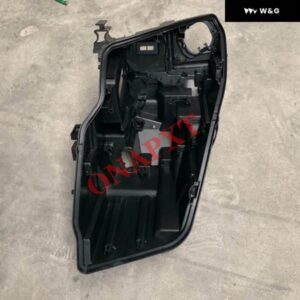 フロント ヘッドライト カバー ブラックベース ベンツ GLA クラス W156 2018-2019 リアケーシング ヘッドライト バック ハウジング ボトム シェル - Left　and　Right