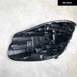 フロント ヘッドライト カバー ブラックベース ベンツ E クラス W213 2016-2020 リアケーシング ヘッドライト バック ハウジング ボトム シェル - Set　4