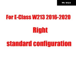 フロント ヘッドライト カバー ブラックベース ベンツ E クラス W213 2016-2020 リアケーシング ヘッドライト バック ハウジング ボトム シェル - Set　5
