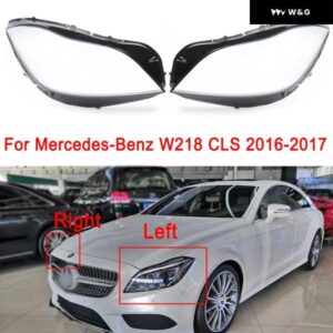 メルセデス ベンツ W218 CLS 2016 2017 2018 ヘッドライト レンズ カバー クリアランプシェード ヘッドランプ シェル ランプシェード と交換
