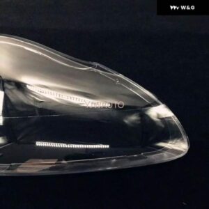 ポルシェ カイエン 2005 2006 ヘッドライト カバー 車 ヘッドランプ レンズ ガラス フロントランプ シェード プレキシガラス クリア オートシェル - 2　Pcs　Left　and　Right