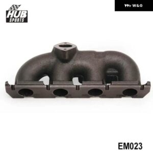 ハブスポーツ鋳アイアンターボ排気 マニホールド ヘッダーT25 / T3フランジVW アウディ 1.8T 20V エンジン 38MMウェイストゲートHU-EM023 - T3