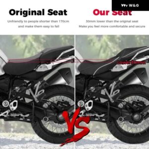 オートバイ バイク シート BMW R1250GS R1200GS アドベンチャー ローダウン クッション R1200GS LC ADV フロントリア シート ピリオン キャメルバック - Standard　Front　Seat