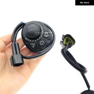 12V / 24V パーキングヒーター コントローラ ースイッチノブ トラック エアディーゼルヒーターリモート コントロールペア リングタイミングスターター - Cannon　plug