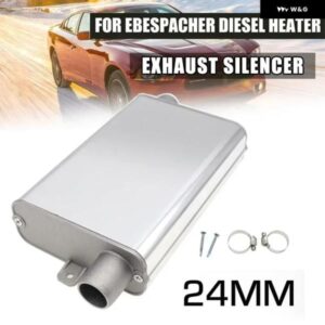 24MM アップグレード マフラー サイレンサー クランプ付き ディーゼル パーキング ヒーター アルミ EBERSPACHER ディーゼル パーキング ヒーター - Old　Version
