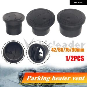 1/2PCS 42MM 60MM 75MM 90MM エアベント ダクトピースダクト パイプ アウトレット 回転式ディーゼル パーキング ヒーター車 トラック VANキャンピングカー - 1Pc　42mm