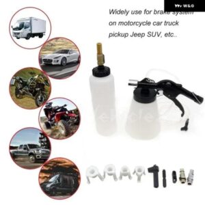 1L / 0.75L 車用ブレーキブリーダー ポンプ フルード ポンプ キット 容量 オイル交換 パージタンク チューブ リペアツール トラック 自動車アクセサリー - 1set