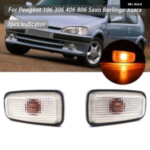 2X 12V 55W サイド マーカーライト リピーターランプ ウインカー プジョー 106 306 406 806 シトロエン サクソ ベルランゴ クサラ サイド インジケーター