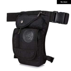 ナイロン メンズ ドロップレッグバッグ オートバイ バイク ウエスト ファニーパック 多機能 メッセンジャー ショルダーバッグ ツーリング ヒップベルト