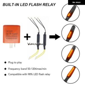 オートバイ バイク 点滅 アダプター LED負荷抵抗器 汎用 2個 オートバイ バイク フラッシャー LED ウィンカー インジケーター 抵抗器 アダプター - 1set