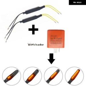 オートバイ バイク 点滅 アダプター LED負荷抵抗器 汎用 2個 オートバイ バイク フラッシャー LED ウィンカー インジケーター 抵抗器 アダプター