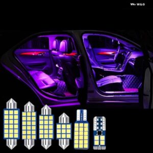 11個 LED 電球 キット 車内読書灯 トランク 化粧鏡ライト フォード モンデオ 4 MK4 2008-2012 アクセサリー - White