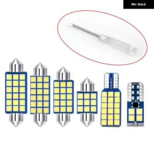 11個 LED 電球 キット 車内読書灯 トランク 化粧鏡ライト フォード モンデオ 4 MK4 2008-2012 アクセサリー - Lce　Blue