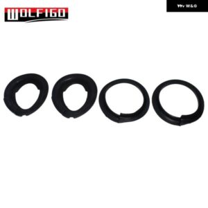1PCS / 2PCS / 4PCS スプリング パッド フロントアッパー フロントロアー サスペンション スプリング インシュレーター E39 E46 E85 31331096664 - Front　Upper　Lower　x4
