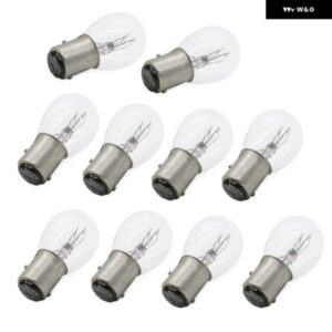 10個 6V 21/5W ブレーキストップ リア テールライト バルブ 122-84514-00 122-84514-30 オートリアテールランプ リバースライト 交換用