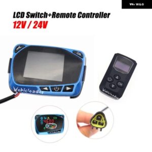 12V/24V カー パーキング ヒーター LCD ディスプレイ サーモスタットモニタースイッチ リモート コントローラ ー 5KW/8KW カーヒーター パーキング - N　Remote　and　Monitor