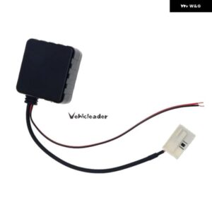 1X/2X 車用 BLUETOOTH 5.0 モジュール AUX ケーブル アダプター 12V オーディオ ラジオ ステレオ AUX-IN BMW E60-E66 E70 E82 E87 E90 E92 - 1PCS