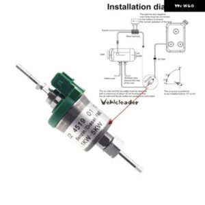 12V/24V 車用 アップグレード 超低騒音燃料 ポンプ 1KW-5KW WEBASTO EBERSPACHER トラック 用車用エア パーキング ヒーターアクセサリー - 24V　　Oil　Pump