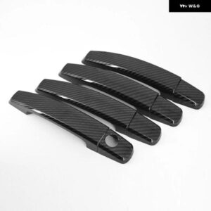 2007-2010 シボレー アベオ LS LI セダン T250 クロームカーボン カー ドアハンドル カバー トリム ステッカー スタイリング アクセサリー