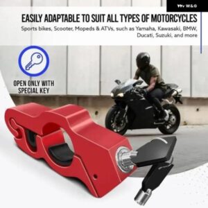 オートバイ バイク ハンドルバー ロック ハンドルバー ブレーキハンドル ソリッドロック 模造 防止ロック プルロッド ATV ダートストリート オートバイ バイ - Gold
