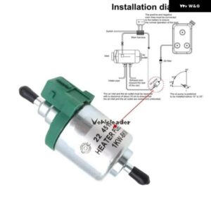 12V/24V ディーゼル/ ガソリン ヒーター ポンプ 車用エアディーゼル パーキング オイル ポンプ EBERSPACHER ヒーター トラック 長寿命ディーゼル ポンプ - 12V　1KW-4KW