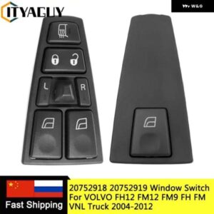 20752918 運転席側 パワーウィンドウスイッチ コントロール ボタン ボルボ トラック FH12 FM VNL 20953592 20752919 21543901 20752913