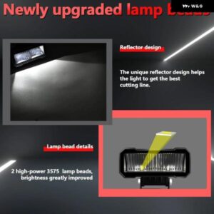 LEDワークフォグ ドライビングライト バーハイビーム ヘッドライト 12V LEDライト ブラケット 作業灯24VオフロードATV 4X4 LEDボート トラック - 1PC　Flood　DRL　lamp