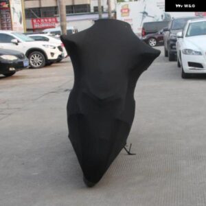 汎用 バイク カバー 全ウェザー型 バイク 伸縮性 屋外 防塵 フルカバー 日焼け防止 UVカット - black
