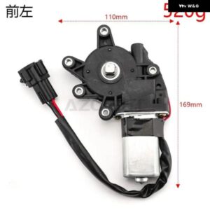 左 右 日産 SYLPHY TIIDA GENISS LIVINA 電気自動車 ウィンドウリフターモーター パワーガラスモーターレギュレーター 左/右 2ピン - Front　left-6pin