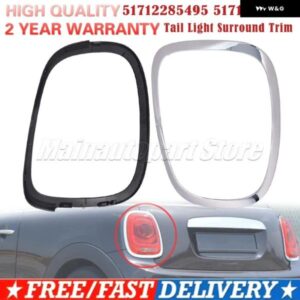 MINI COOPER F55 F56 F57 2014+ リア フレーム ランプカバー 仕上げ カーパーツ 51712285495 51712285496 テールライト サラウンド トリム - Black
