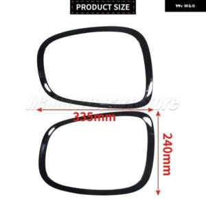 MINI COOPER F55 F56 F57 2014+ リア フレーム ランプカバー 仕上げ カーパーツ 51712285495 51712285496 テールライト サラウンド トリム - Silver