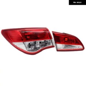 車用 テールライト シグナルランプ ドライビングライト ブレーキライト 日産 シルフィ 2009-2019年式 オート リア テールライト ハウジング 電球 なし - Inside　Right