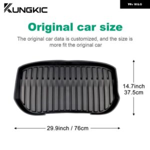 車種別 フロントリア トランク マット テスラ モデル3 2024 TPE スタイル 新型モデル3 収納 防水 パッド - Trunk　Model　3