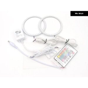 レクサス IS II 220 250 300 350 IS220 IS250 IS300 IS350 RFリモートBTアプリ 超高輝度マルチカラーRGB LEDエンジェルアイ ハローリング - 2011-2013