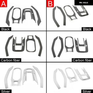 トヨタ カローラ E210 2019 - 24 ハイブリッド ステンレス カー ギア シフト パネル カバー トリム アクセサリー - B　Silver