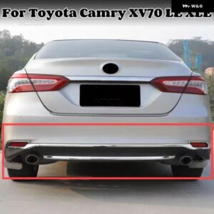 トヨタ カムリ XV70 70 LE XLE 2018-2020 - 23 車用 リアボトム バンパー トリム カバー テールゲートモールディングストリップアクセサリー