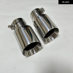 1個CARSアタッチメントマフラー ステンレス 鋼304テールスロートホーン アウトレット穴 大径89MM 101MM 114MMサイズ - 54mm-89mm