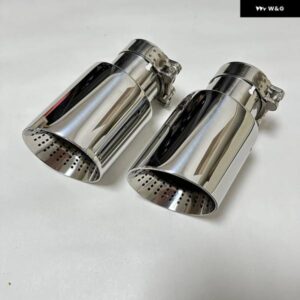 1個CARSアタッチメントマフラー ステンレス 鋼304テールスロートホーン アウトレット穴 大径89MM 101MM 114MMサイズ - 57mm-89mm
