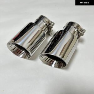 1個CARSアタッチメントマフラー ステンレス 鋼304テールスロートホーン アウトレット穴 大径89MM 101MM 114MMサイズ