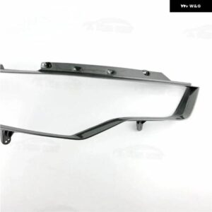 アウディ A6 C7 2012 - 15 車用 ヘッドライト インテリア フレーム フロント ヘッドランプ 装飾 ランプ ホルダー - 2pcs　Pair　light