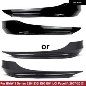 車用フロント バンパー リップエアチンスポイラー BMW 3シリーズ 320I 330I E90 E91 LCI フェイスリフト 2009-2012 スプリッター カナード リップ
